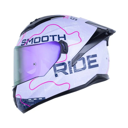 Casco LS2 FF806 ROMA - Morado Azul