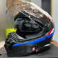 Casco SHAFT PRO SERIES Carbón MX480C Atlas Blanco Azul