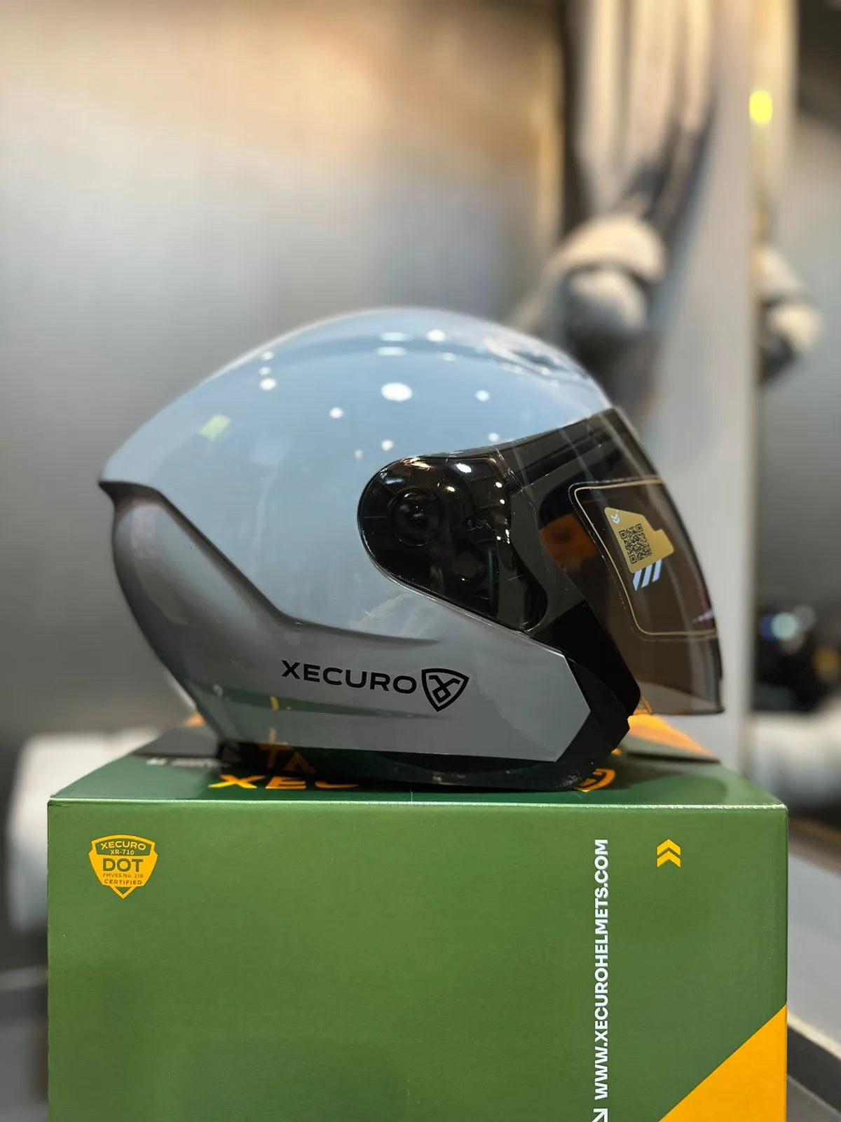 Casco Abierto XECURO 710 Gris