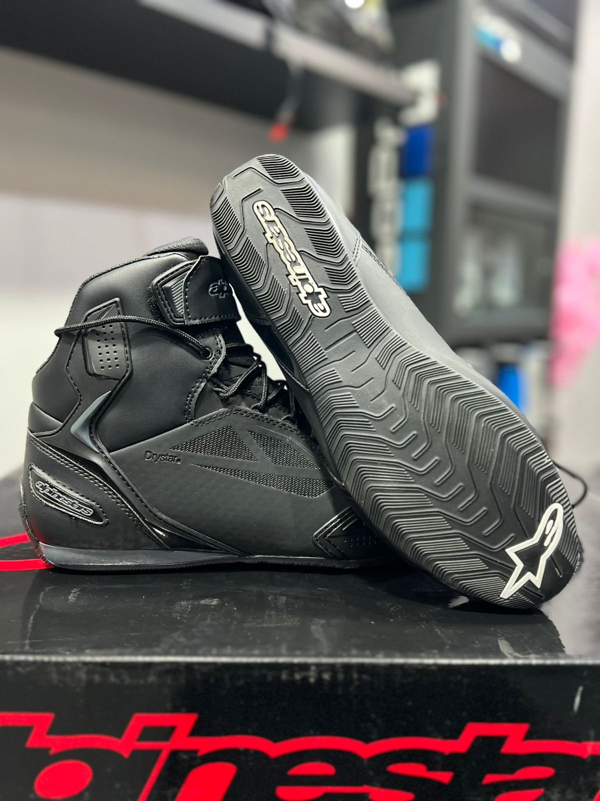 Botas ALPINESTARS Faster 3 DryStar Negro