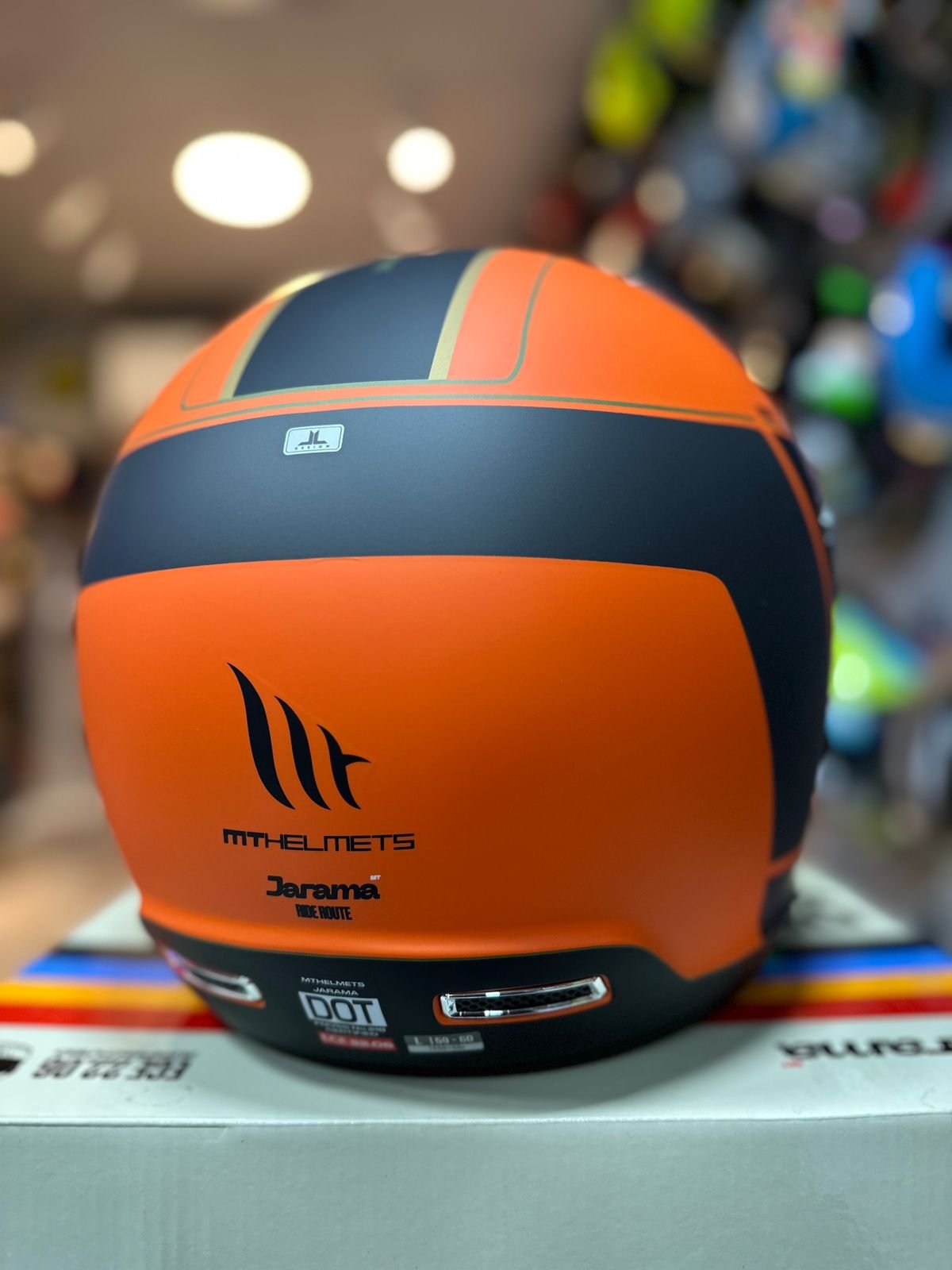 Casco MT Jarama Naranja