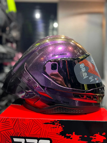 Casco PRO RIDER Frontier Camaleon Rosado