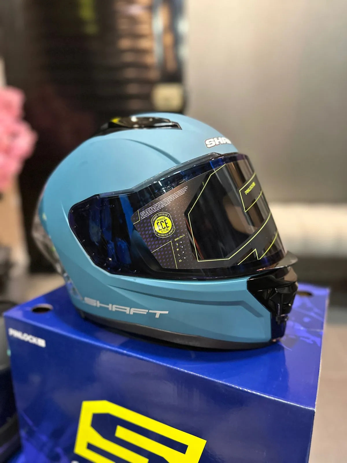 Casco SHAFT 596sp Turquesa