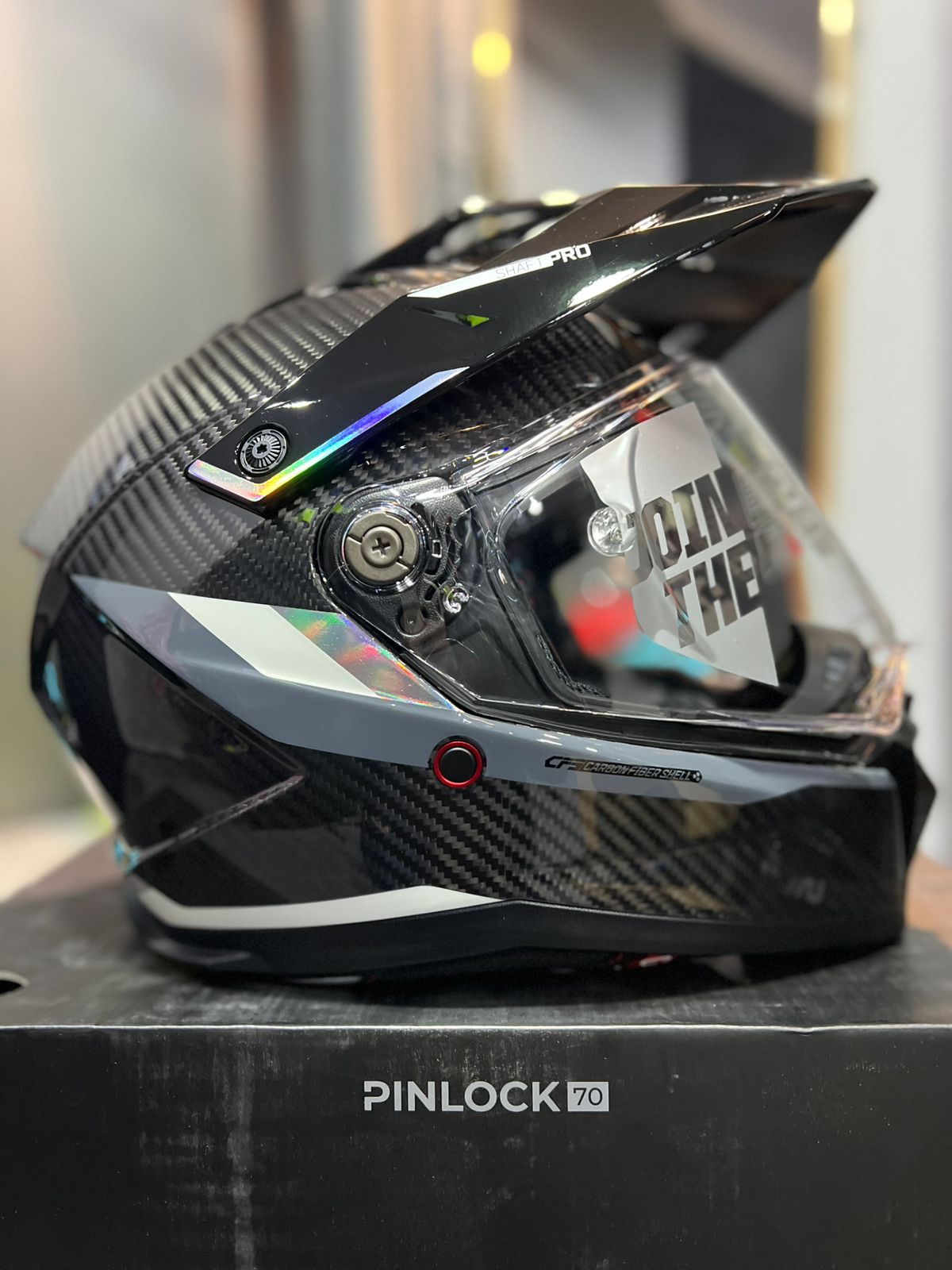 Casco SHAFT PRO SERIES Carbón MX480C Atlas Gris