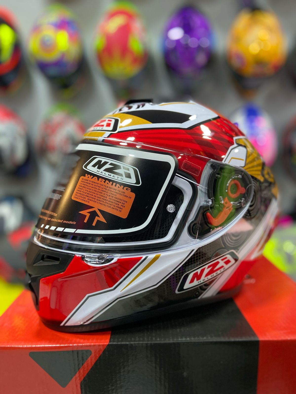 Casco Integral NZI Trendy One zone Rojo