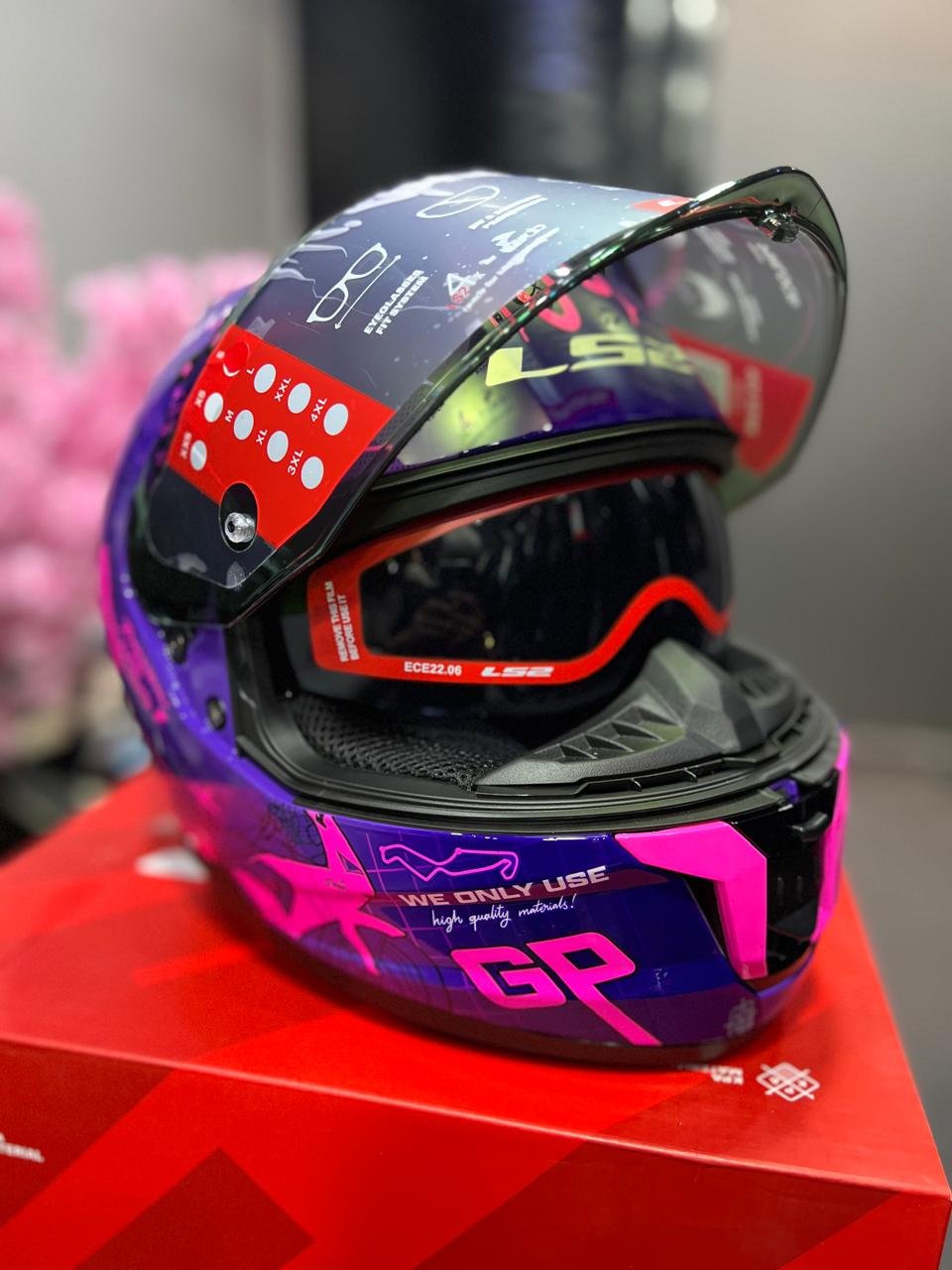 Casco LS2 FF808 Stream II GP Morado