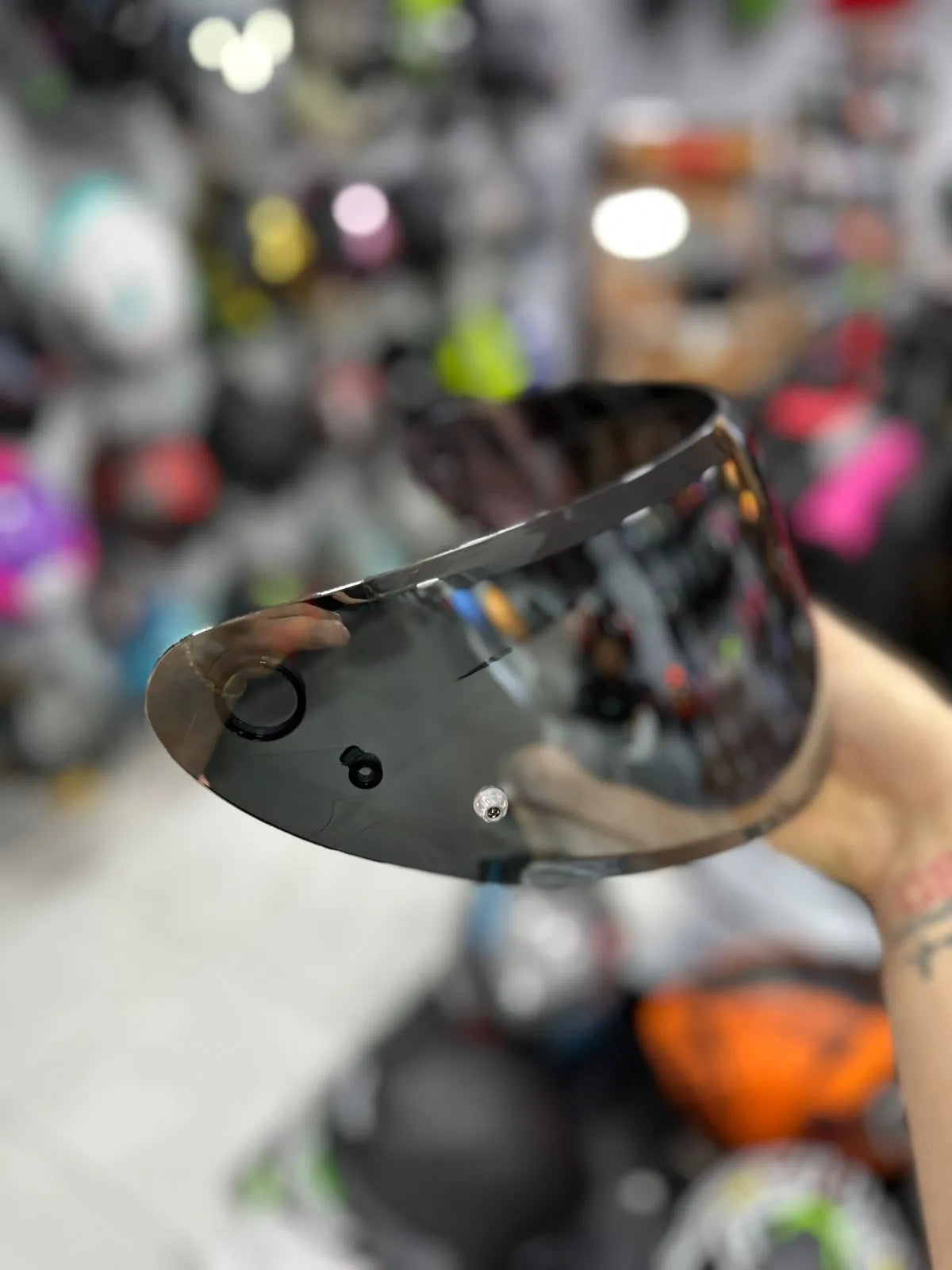 Visor HJC C10 Plateado