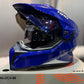 Casco Cross HRO MX340 DV Soiid Azul