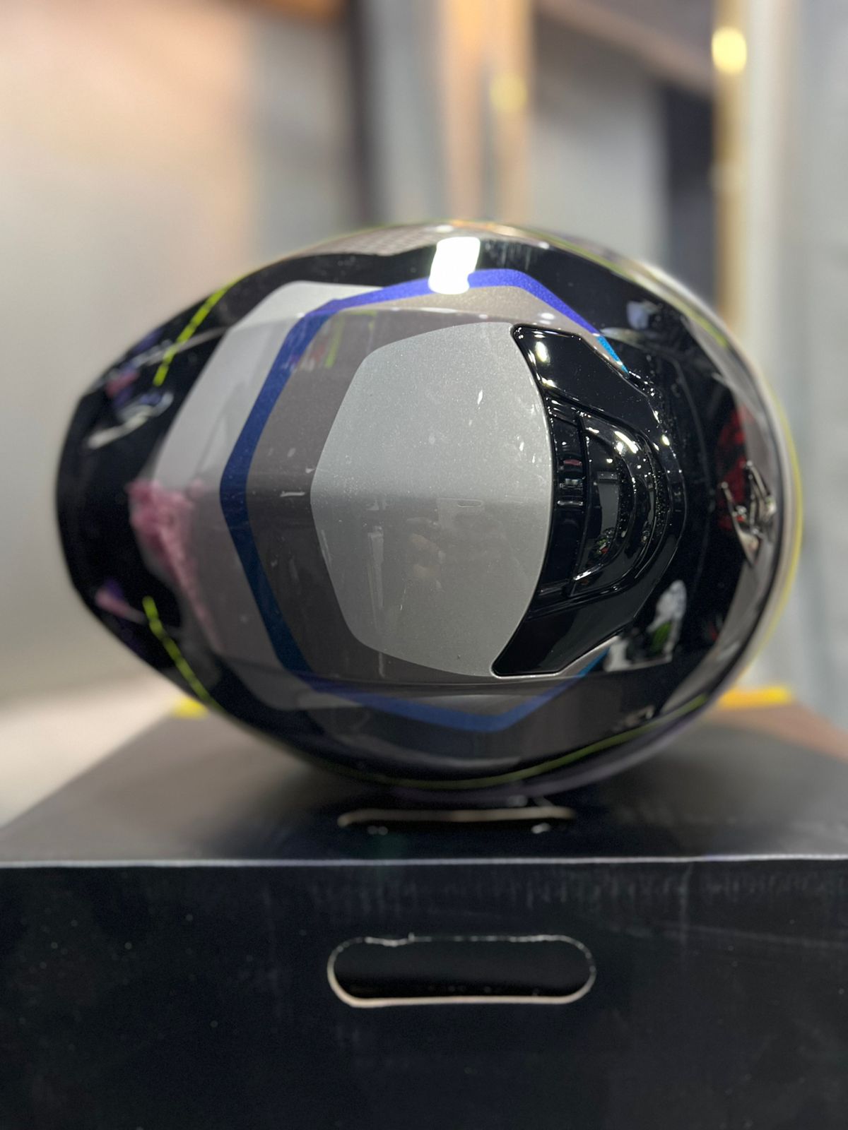 Casco SCORPION EXO 391 Leo Gris Azul