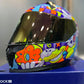 Casco Integral SHAFT 560 EVO Melo Azul Naranja
