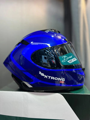 Casco XTRONG XTR DREXO FLAME - AZUL BRILLO