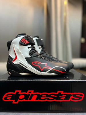 Botas ALPINESTARS Faster 4 Blancas con Rojo