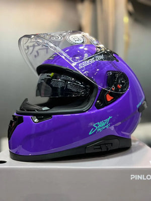 Casco SHAFT PRO SERIES 612 DV EVO Solid Morado