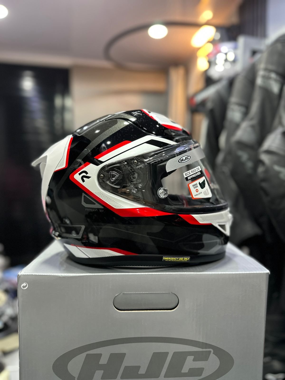 Casco HJC RPHA 12 BRELS Rojo Negro