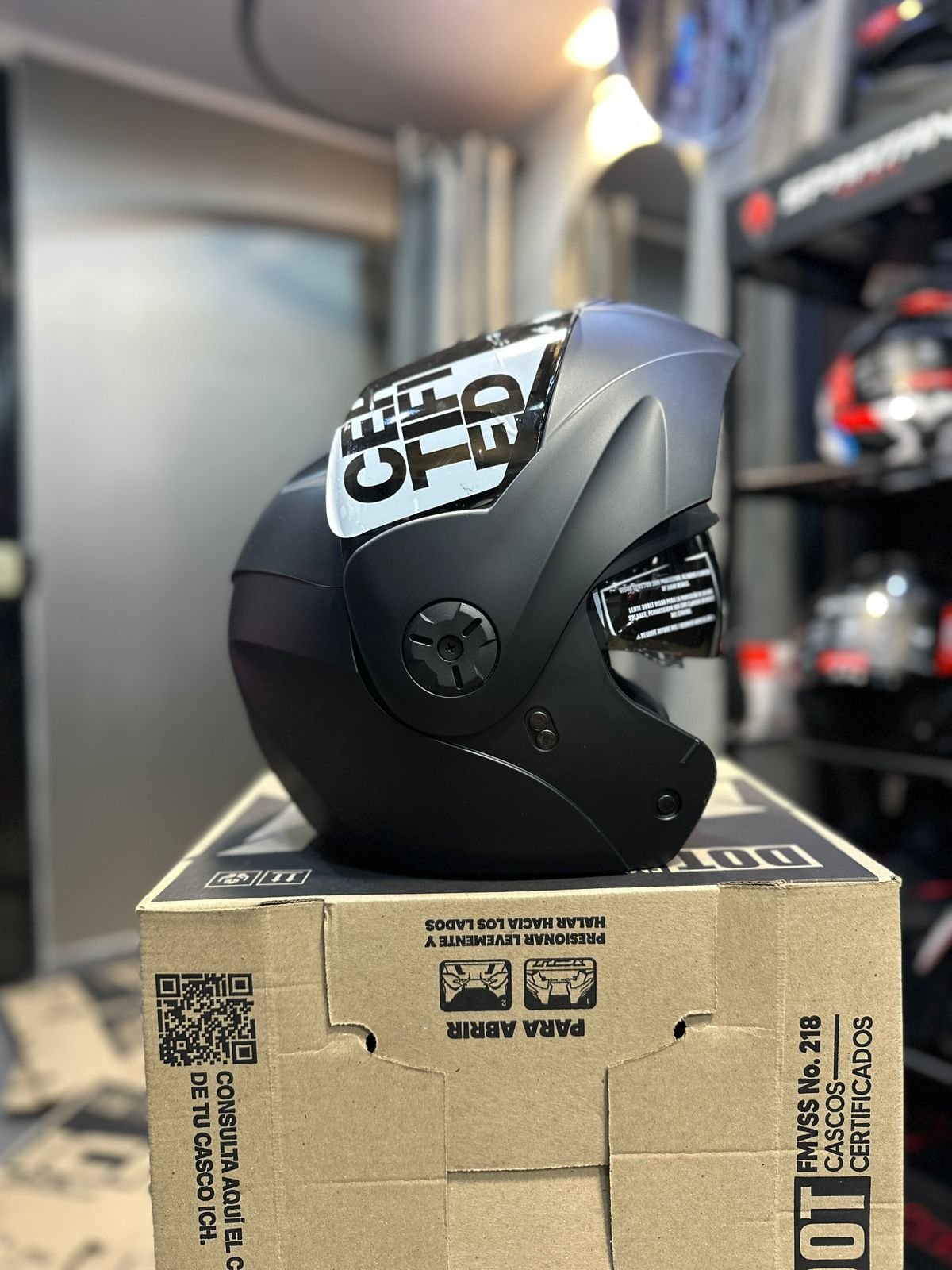 Casco Abatible ICH 3110 Negro Mate