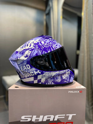 Casco SHAFT PRO SERIES 610DV Dino Mix Morado