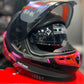 Casco PRO RIDER Frontier Negro Rosado