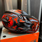 Casco HRO MX03 Racing Team Naranja Negro