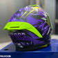 Casco SHAFT 582sp Evo Tigerface Morado