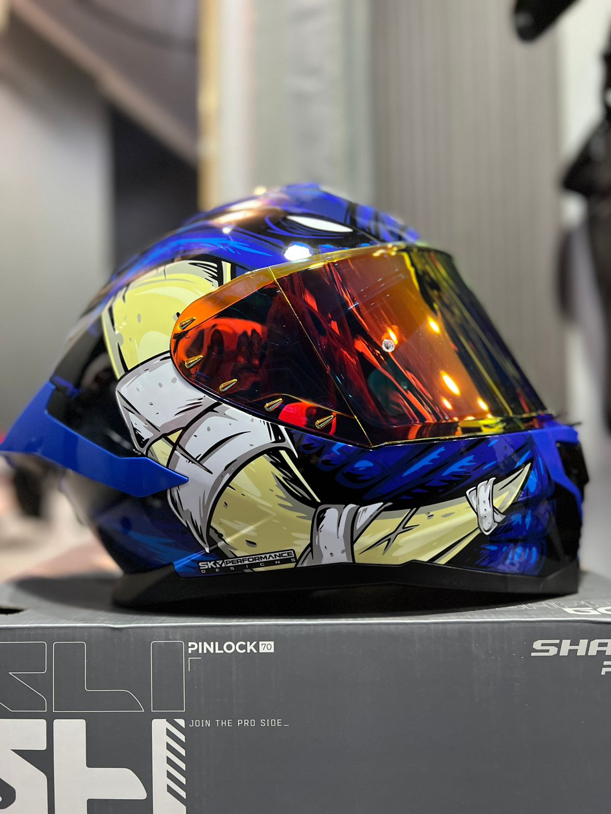 Casco SHAFT PRO SERIES 609 Venom Mammoth II Azul