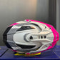 Casco Multiproposito SHAFT MX360 Flush Gris Rosado
