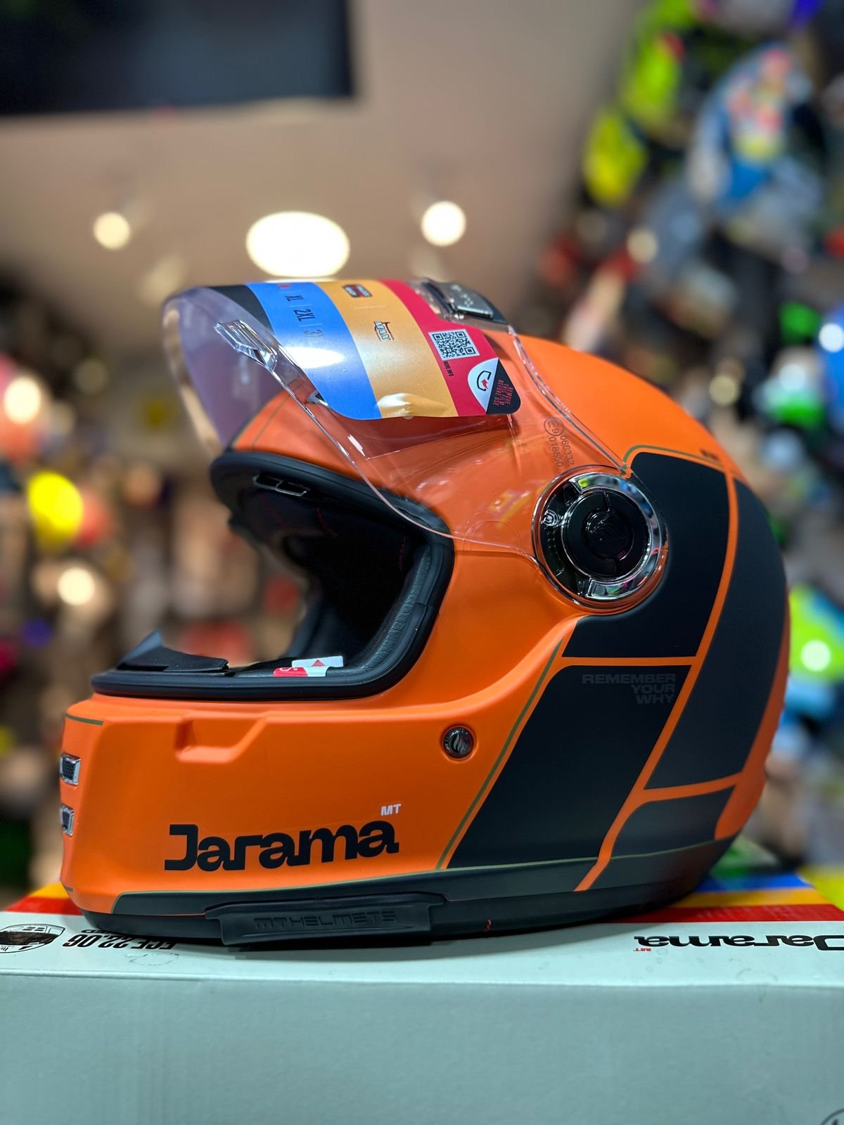 Casco MT Jarama Naranja