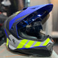 Casco Cross HRO MX3300 DV Yorchi Azul