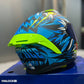 Casco SHAFT 582sp Evo Tigerface Azul