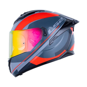 Casco LS2 FF806 DEDAL - Gris Rojo