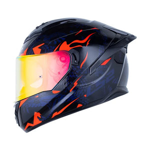 Casco LS2 FF806 MAMBA - Negro Rojo