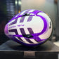 Casco XTRONG XTR 352 Morado Blanco