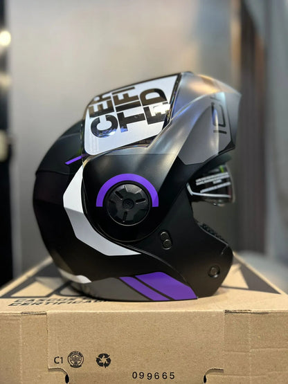 Casco Abatible ICH 3110 Kham Morado