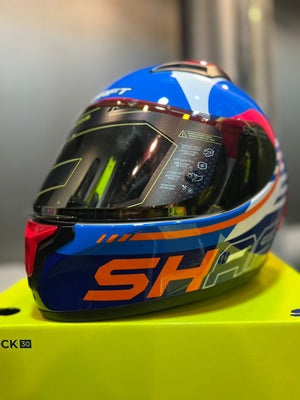 Casco SHAFT 582sp Evo Lineal Azul Rojo