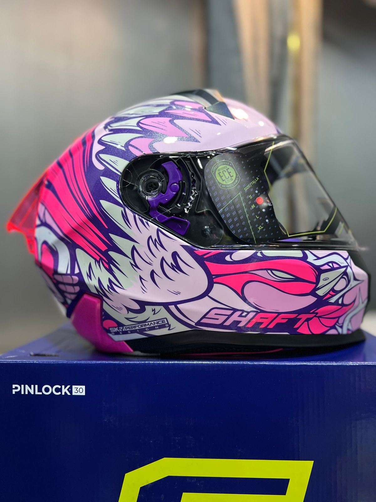 Casco Integral SHAFT 560 EVO Fly Rosado