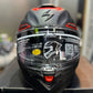 Casco SCORPION EXO Race Air Solid Negro Rojo