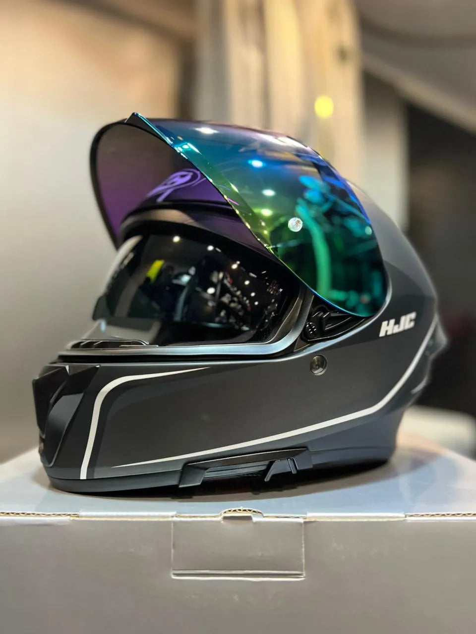 Casco HJC C71 Quez Gris