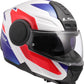 Casco Abatible LS2 FF902 Plus Scope II - Blanco Azul