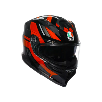 Casco AGV K7 TAURAX - Rojo Negro
