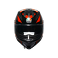 Casco AGV K7 TAURAX - Rojo Negro