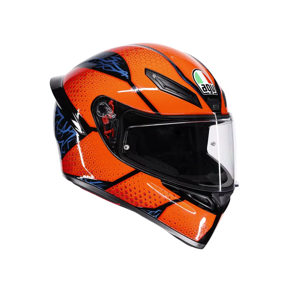 Casco AGV K1S SPEEDARMOR Negro Naranja