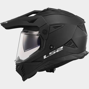 LS2 MX702 PIONEER II SOLID NEGRO MATE