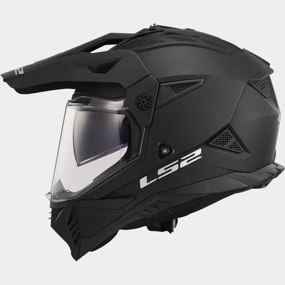 LS2 MX702 PIONEER II SOLID NEGRO MATE