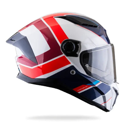 Casco SPARTAN Panther SV Valve Blanco Naranja
