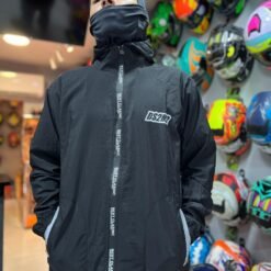 Chaqueta Cortavientos Reflectiva DS2M2 Negra