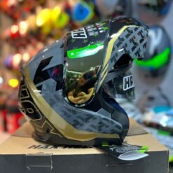 Casco Abatible Hax Amatista Wind Oro