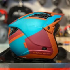 Casco Modular MT District S Analog Naranja