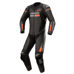 Monotraje ALPINESTARS GP Force Chaser Leather Negro Naranja
