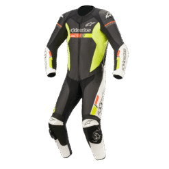 Monotraje ALPINESTARS GP Force Chaser Leather Blanco Verde