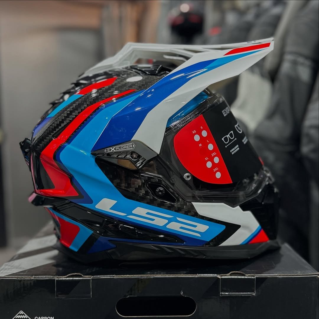 Casco Moto Ls2 Casco LS2 MX701 Explorer C Extend Matt Red Ls2 Explorer