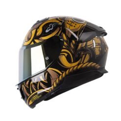 Casco LS2 FF808 Stream II Grafico Dorado